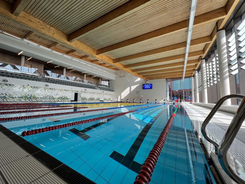 The pool at St Sidwell's Point, Exeter